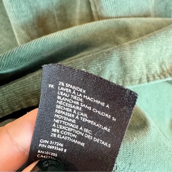 COS | Green Corduroy Shirt Dress - Picture 9 of 10